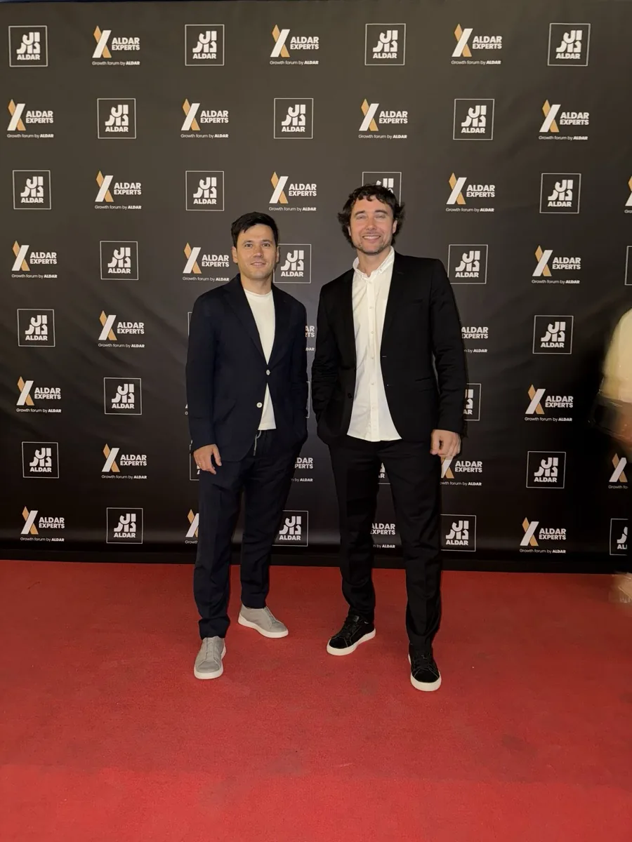 Сергей Чурганов и Константин Назаров на ALDAR Growth Awards в Абу-Даби